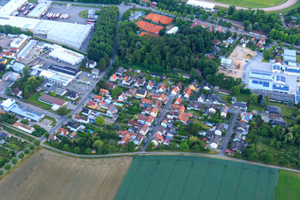 Pirminiusstr in Herxheim bei Landau in the state Rhineland-Palatinate, Germany