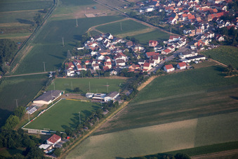 TuS 1914 eV sports field in the district Mechtersheim in Römerberg in the state Rhineland-Palatinate, Germany