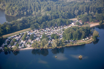 Campsite Lingenfeld in Lingenfeld in the state Rhineland-Palatinate, Germany