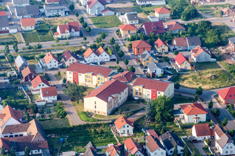 Building of the retirement center Haus Edelberg Senioren-Zentrum Lingenfeld in Lingenfeld in the state Rhineland-Palatinate, Germany