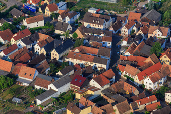 Pfalzstr in Zeiskam in the state Rhineland-Palatinate, Germany out of the air