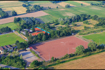 Hard court of TB Jahn Zeiskam 1896 ev in Zeiskam in the state Rhineland-Palatinate, Germany