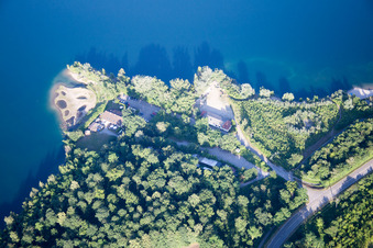Middle ground in the district Leopoldshafen in Eggenstein-Leopoldshafen in the state Baden-Wuerttemberg, Germany