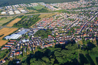 At the Zinken in the district Neureut in Karlsruhe in the state Baden-Wuerttemberg, Germany