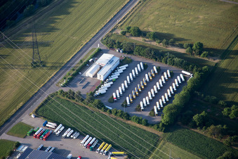 Maxau, Bayer Robert GmbH in the district Knielingen in Karlsruhe in the state Baden-Wuerttemberg, Germany