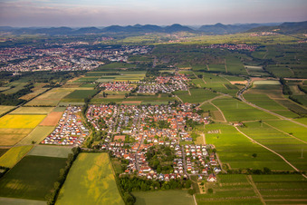 From the east in Bornheim in the state Rhineland-Palatinate, Germany