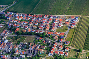 New development area Fischlinger Straße in Essingen in the state Rhineland-Palatinate, Germany