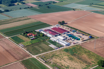 Homestead of a farm Hortulanushof of Dieter Stubenbordt in Zeiskam in the state Rhineland-Palatinate, Germany
