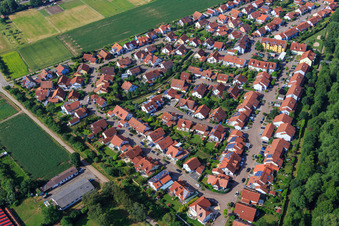 Geschwister-Scholl-Straß x Im Eichelhorst in Herxheim bei Landau in the state Rhineland-Palatinate, Germany