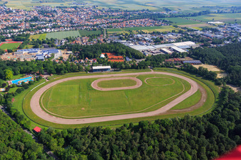 Sand track racetrack/speedway of the Motorsport Association Herxheim in Herxheim bei Landau in the state Rhineland-Palatinate, Germany