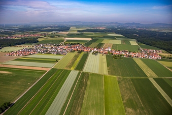 District Hayna in Herxheim bei Landau in the state Rhineland-Palatinate, Germany out of the air