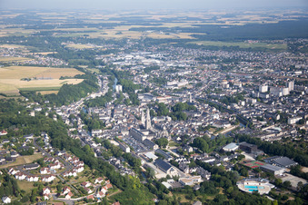 Aerial photograpy of Vendôme in the state Loir et Cher, France