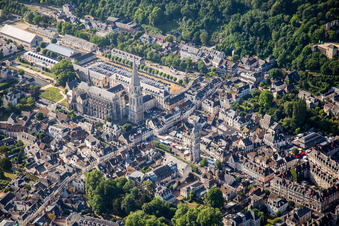 Complex of buildings of the monastery of the Abbaye of the Trinity in Vendome in Centre-Val de Loire, France