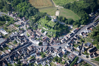 Drone image of Montoire-sur-le-Loir in the state Loir et Cher, France