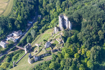 Castle of Schloss Chateau de Lavardin in Lavardin in Centre-Val de Loire, France