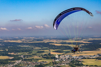 Lavardin in the state Loir et Cher, France from above