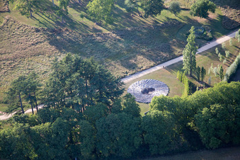 Aerial photograpy of Chaumont-sur-Loire in the state Loir et Cher, France