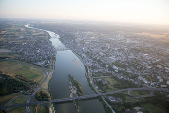 Aerial photograpy of Vineuil in the state Loir et Cher, France