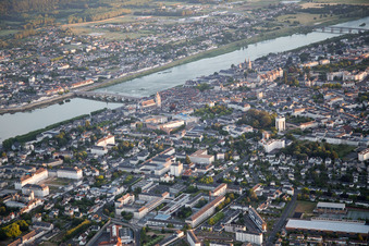 Oblique view of Blois in the state Loir et Cher, France