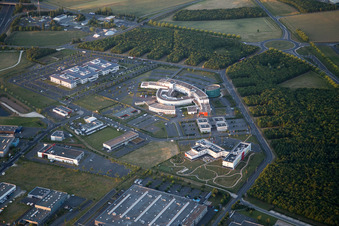 Aerial photograpy of La Chaussée-Saint-Victor in the state Loir et Cher, France