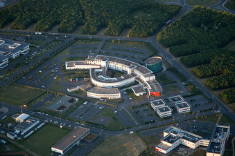 La Chaussée-Saint-Victor in the state Loir et Cher, France from above