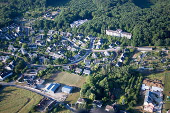 Blois in the state Loir et Cher, France out of the air