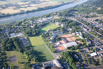 Blois in the state Loir et Cher, France viewn from the air
