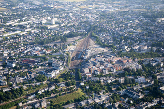 Aerial photograpy of Blois in the state Loir et Cher, France