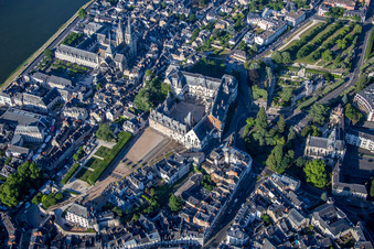Castle Blois - Chateau Royal de Blois and the art museum in Blois in Centre-Val de Loire, France