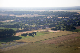 Viaduct near Vineuil/Loire in Vineuil in the state Loir et Cher, France