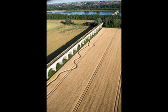 Drone image of Viaduct near Vineuil/Loire in Vineuil in the state Loir et Cher, France