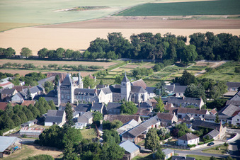 Oblique view of Talcy in the state Loir et Cher, France