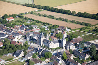 Talcy in the state Loir et Cher, France out of the air