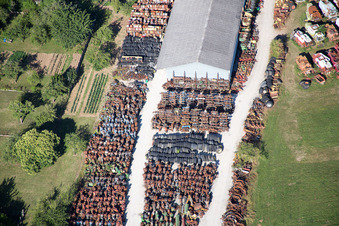 Drone recording of Talcy in the state Loir et Cher, France