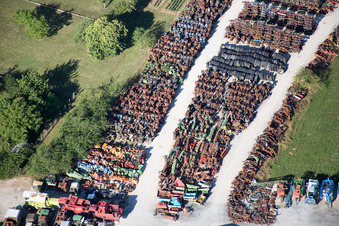 Talcy in the state Loir et Cher, France from the drone perspective