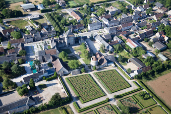 Talcy in the state Loir et Cher, France out of the air