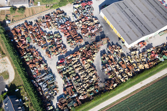 Talcy in the state Loir et Cher, France seen from a drone