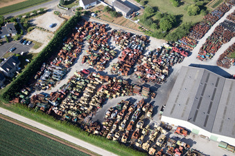 Oblique view of Talcy in the state Loir et Cher, France