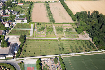 Talcy in the state Loir et Cher, France from above