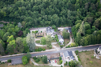 Nazelles-Négron in the state Indre et Loire, France out of the air