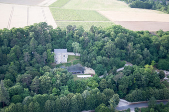Nazelles-Négron in the state Indre et Loire, France seen from above