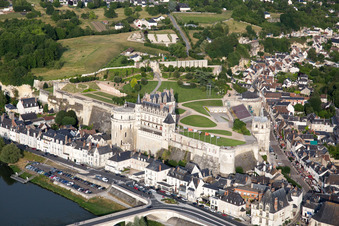 District Nord-Nord Est in Amboise in the state Indre et Loire, France out of the air