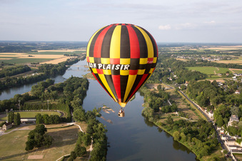 Amboise in the state Indre et Loire, France out of the air
