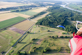 Aerial photograpy of Golf de la Carte in Chouzy-sur-Cisse in the state Loir et Cher, France