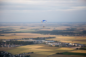 Aerial photograpy of Saint-Sulpice-de-Pommeray in the state Loir et Cher, France