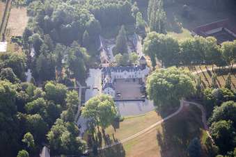 Cléry-Saint-André in the state Loiret, France out of the air