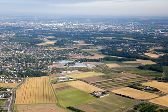 Aerial view of Saint-Denis-en-Val in the state Loiret, France