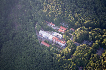 Hospital grounds of the Clinic Eusserthat for the Rehabilitation of addicted people in Eusserthal in the state Rhineland-Palatinate