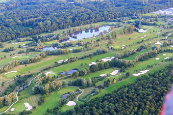 Aerial photograpy of Golf Course Landgut Dreihof - GOLF absolute in the district Dreihof in Essingen in the state Rhineland-Palatinate, Germany