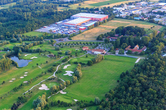 Golf Course Landgut Dreihof - GOLF absolute in the district Dreihof in Essingen in the state Rhineland-Palatinate, Germany from above